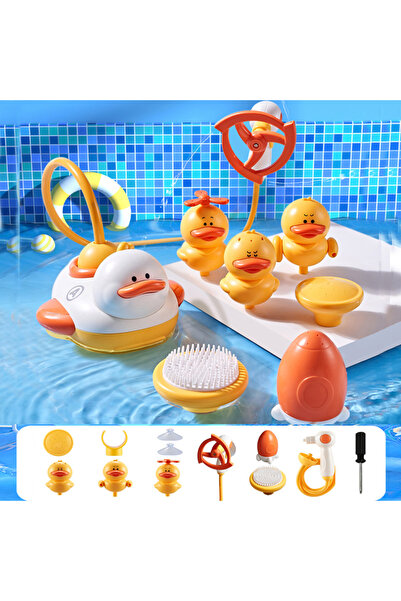 Choice 821DY 2 أنماط حمام مائي لطيف على شكل بطة دش بخاخ كهربائي حمام أطفال لع...