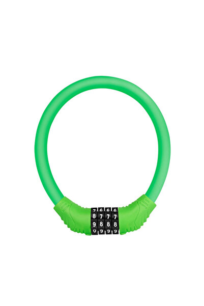 Choice قفل أمان محمول مضاد للسرقة برمز رقمي أخضر 4 للدراجات من الفولاذ المقاو...