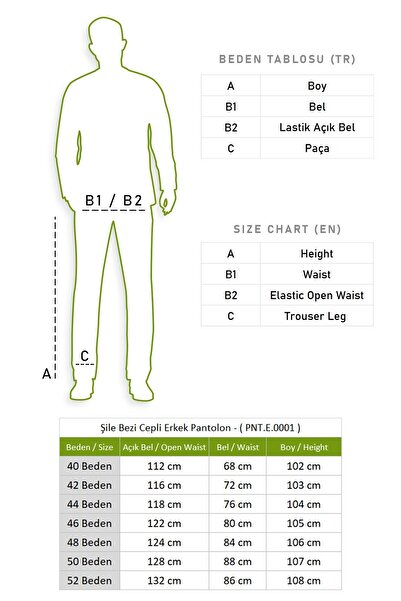 Eliş Şile Bezi Şile Cloth Pocketed Summer Men's Trousers Green Ysl