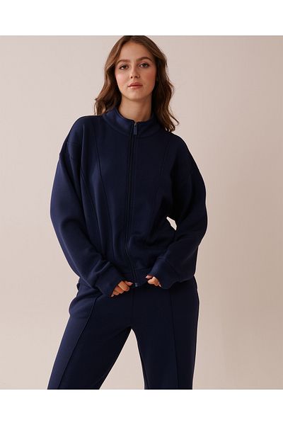 La Vie en Rose Zip-up Sweatshirt