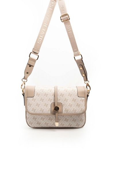Silver Polo Geantă Crossbody Femei / Fete 1182-46516 SILVER POLO CROSSBODY BAG M178 BEIGE-MAT SAND
