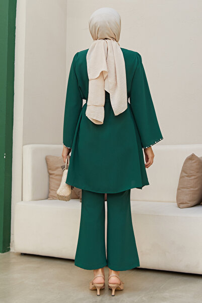 VAVİNOR Σετ Luna Stone Κεντημένο - Σμαραγδένιο