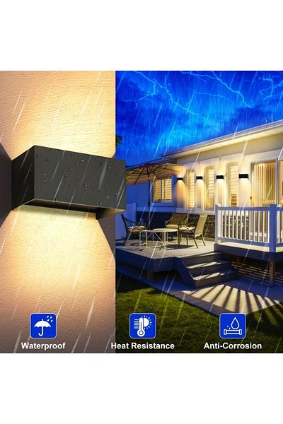 SUNMEIYI Warm White 24 W LED Wall Light Indoor/Outdoor Up and Down Adjustable Light Beam Wall Lights Cold Wal