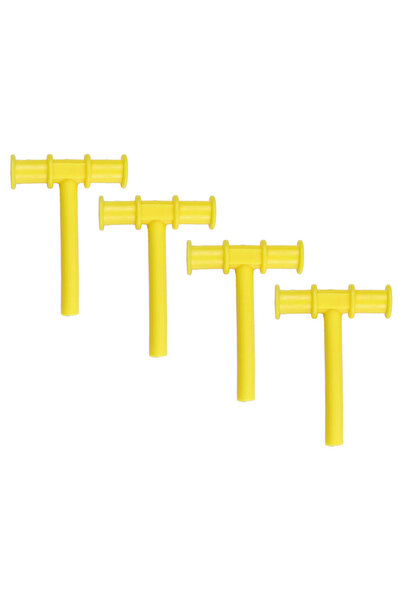 Choice 4 قطع صفراء لعلاج النطق وتدليك الأسنان للبالغين والأطفال وتدريب إعادة ...