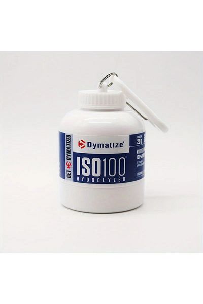 Choice WHITE 100ML Outdoor Sport Mini Portable Protein Container Powder Bottle With Whey Keychain Health Fu