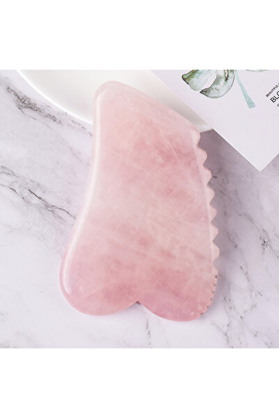 Choice 1 قطعة مشط كوارتز وردي أصلي منشار غوا شا أداة تدليك رأس العناية الصحية...