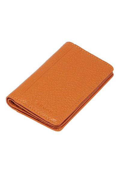 Tergan Tan Genuine Leather Unisex Credit Card Holder - S1Kk 00001601 -T5A