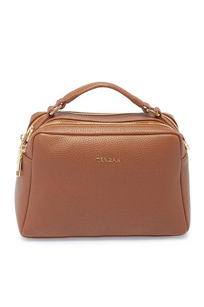 Tergan Tan Genuine Leather Women's Handbag - S25Y1Bc80380-B67
