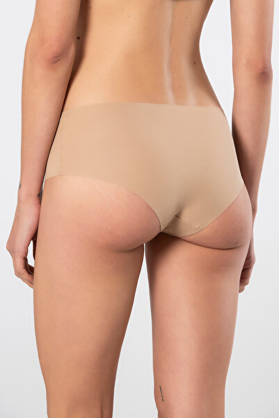 TÜREN Chiloți hipster din bumbac tăiați cu laser pentru femei 910/Mink