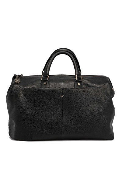 Tergan Siyah Hakiki Deri Unisex Seyahat Çantası - S1sc00021264-a41