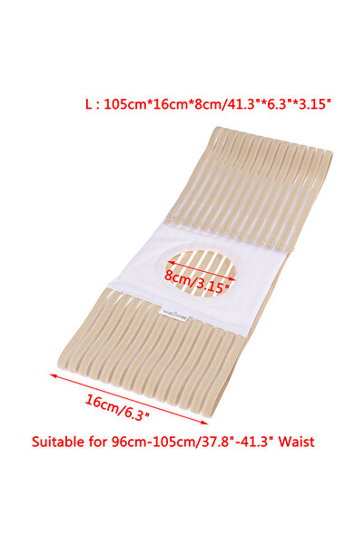 Choice L 4 Sizes Ostomy Abdominal Waist Belt Support Lumbar Support Prevent W...