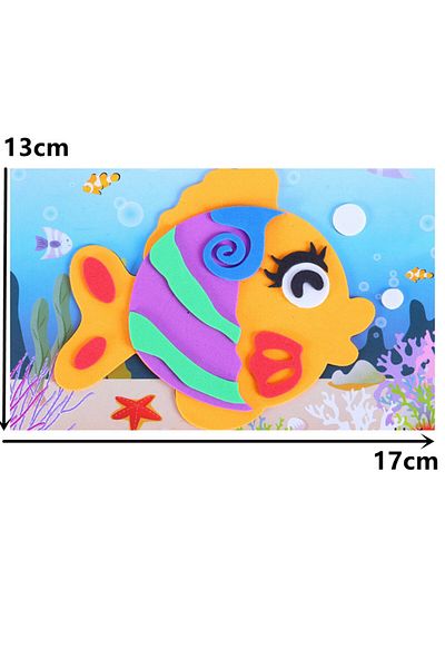Choice 5sheets patterns 5Pcs/10Pcs/Lot Kids DIY 3D EVA Foam Sticker Cartoon Animal Multi-patterns Styles Pu