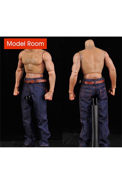 Choice 1/6 Scale Male Classic Jeans Denim Pants Trousers Clothes Model Fit 12'' Soldier Muscular Standar...