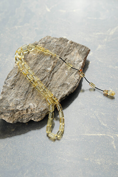 Kehribarstore Damla Kehribar Tesbih Kaya Damla Litfanya Kaya Sistemli Erkek H...