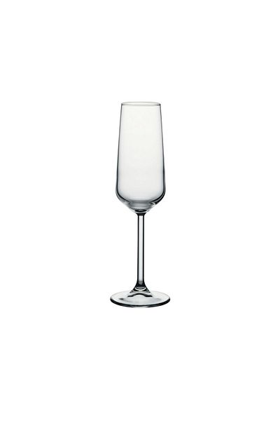 Paşabahçe Set of 6 champagne glasses 195ml, glass, Allegra