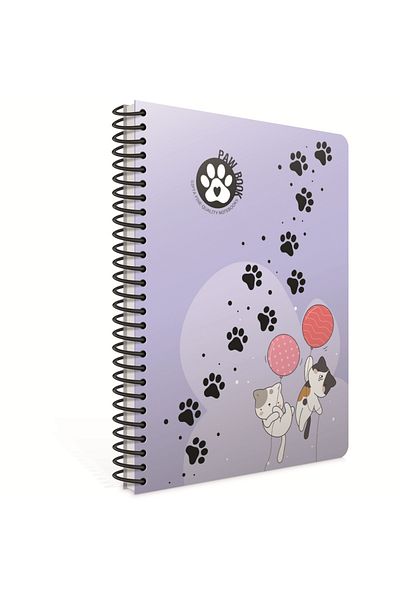 Gıpta 7073 Paw A4 100 Yp Striped Spr Pp Cover Notebook