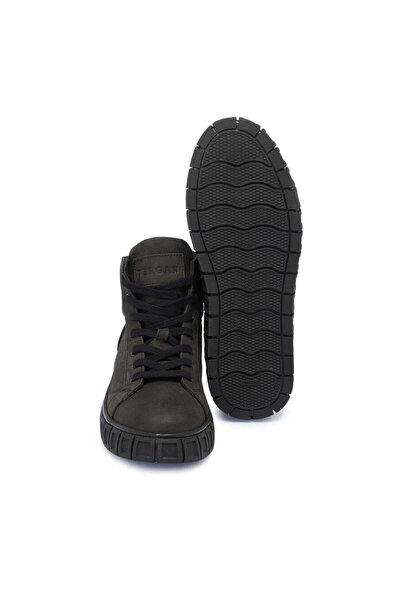 Tergan Kahve Hakiki Nubuk Deri Erkek Casual Bot - E23k1bt56368-l35