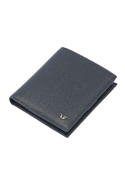 Tergan Navy Blue Genuine Leather Men's Wallet - S1Ce00001500-U6H