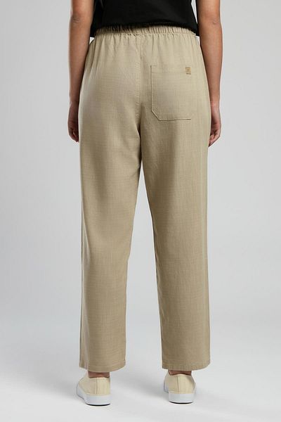 Lee Cooper Alberta Γυναικείο Παντελόνι Μπεζ