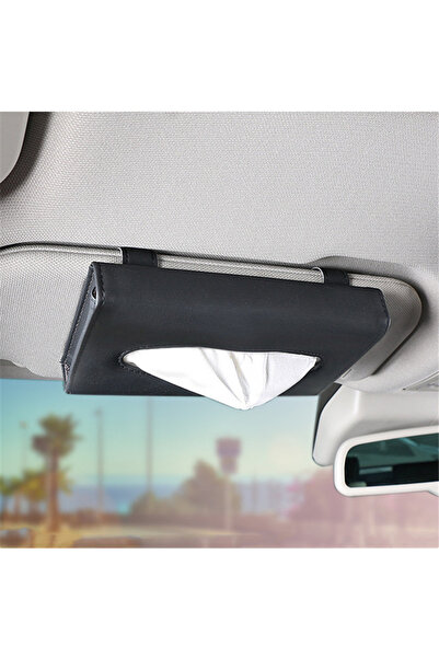 Choice1 Black 1Pcs Car Tissue Box Towel Sets Car Sun Visor Tissue Box Holder ...