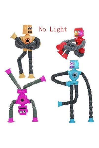 Choice 4 قطع من أنابيب البوب، ألعاب فيدجيت متغيرة، كوب شفط تلسكوبي، روبوت لتخ...