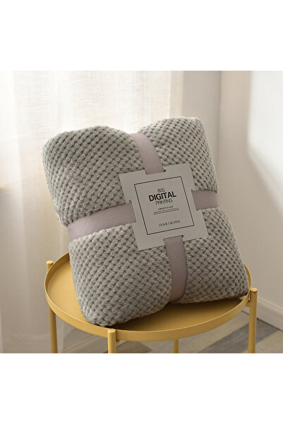 Choice 70x100cm Grey A Baby Blanket Soft Fleece Infant Thick Quilt Bedding Sw...