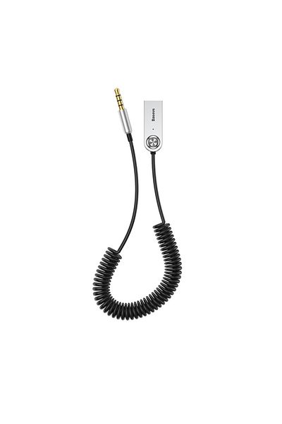 Baseus Black Aux Bluetooth Adapter Car 3.5mm Jack Dongle Cable Handfree Car Kit Audio Transmitter Au