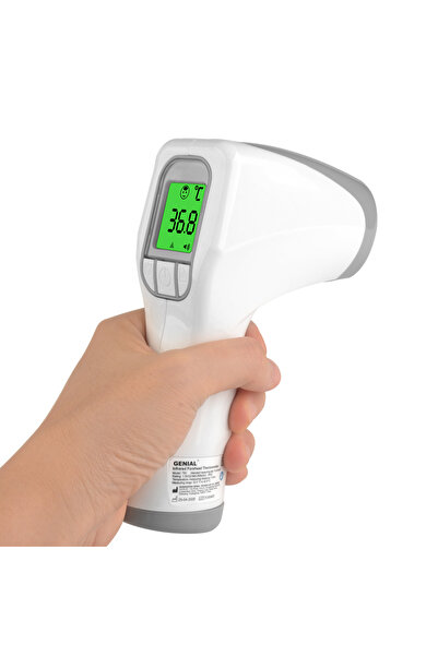 Choice مقياس حرارة بالأشعة تحت الحمراء دقيق 2 في 1 مع إنذار الحمى وشاشة LCD وقراءات دقيقة للجسم بالكامل