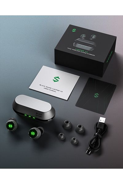 Choice Lucifer T4 Black Shark Lucifer T4 Wireless Earbuds,gaming Bluetooth Earbuds With Studio-quality Soun
