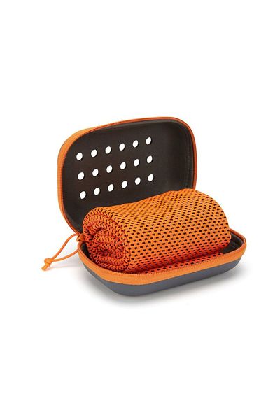 Choice Orange 1pc New Eva Boxed Cold Sports Outdoor Cooling Fitness Towel Absorbent Instant Dry Cold Towel