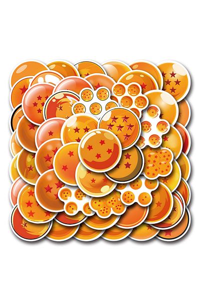 Choice 50PCS 50PCS Cool Dragon Ball Anime Stickers Decals Motorcycle Luggage Guitar Skateboard Cartoon Clas