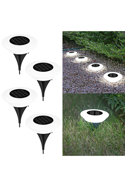 Choice مصابيح خارجية تعمل بالطاقة الشمسية، 1/4 قطعة، 14 مصباح LED مقاوم للماء...