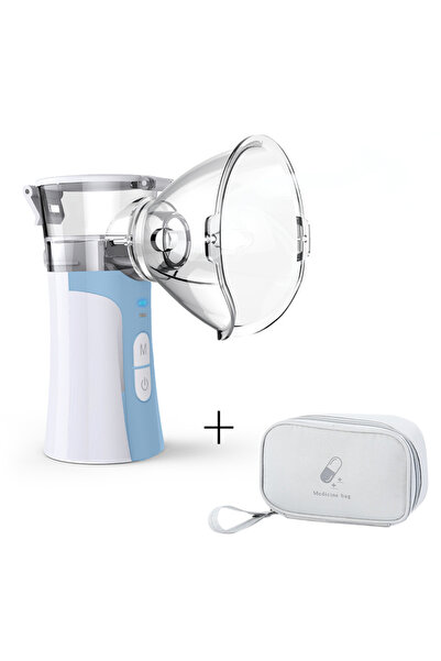 Choice جهاز استنشاق أزرق مع حقيبة، مناسب للأطفال والكبار، جهاز استنشاق بخاخ، ...