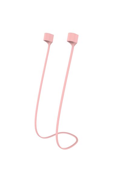 Shunmaii Pink Wireless Magnetic Earphone Hanging Rope Cable For Airpods 3 2 1 Pro Anti Lost Silicone Cord Hol