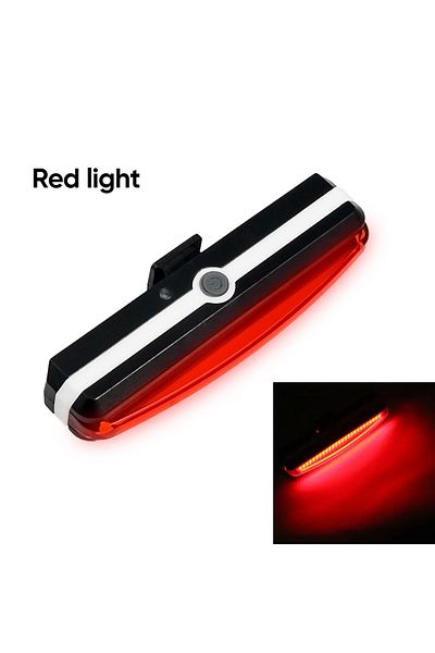 Choice Red Bicycle Taillight 6 Modes LED Warning Bike Light Rear Flashlight Waterproof Safety MTB Bicycle M