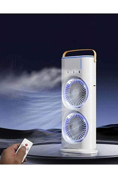 Cady One Rechargeable portable air cooler mist fan with LED light and multiple convenient speeds