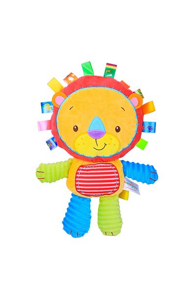Choice A-4 Baby Tags Stuffed Animal Soft Toy Built-in Rattles Sensory Elephant Plush Bell Toys for Sleep Pl