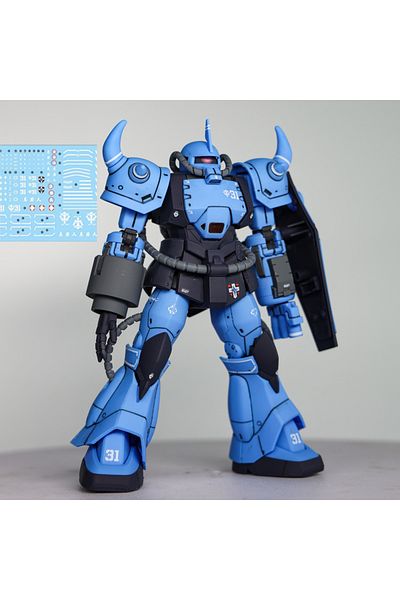 Choice With Stickers Blue Gto Gouf Ms-07b Hg 1/144 Prototype Gouf Assembly Model Action Figures Desktop Dec