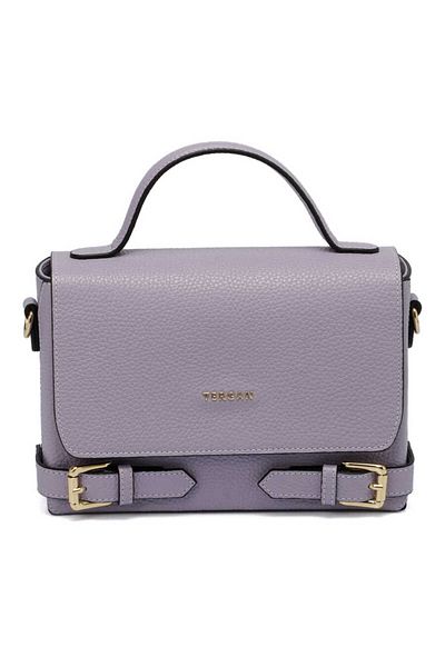 Tergan Lilac Genuine Leather Women's Crossbody Bag - S24Y1Bc79902-P5M
