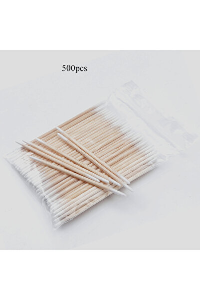Choice1 500 قطعة من أعواد القطن الطبية ذات الرأسين، أعواد خشبية لتنظيف الأنف ...