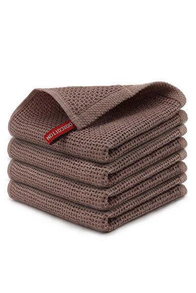 Choice 4 قطع من قماش تنظيف الأطباق القطني الناعم الماص للطعام، 4/6 قطع من قما...