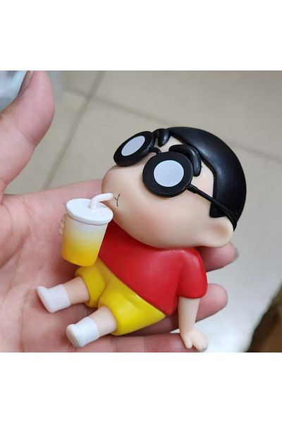 Choice with box 03 Crayon Shin-chan with Nohara Shiro Bee Drinking Anime Action Figure Toys 10CM