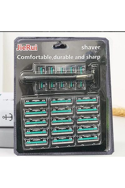 Choice Black Double Razor Blades Replaceable Heads Old Manual Fine Razor Men's Shaving Razor 1 Blade Frame