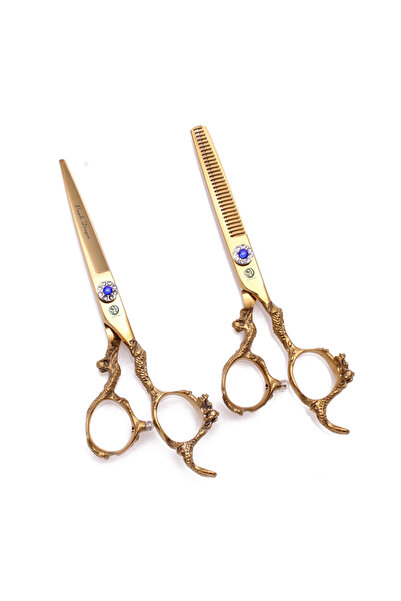 Choice11 مقص شعر احترافي Z9003 Jin D 6N Purple Dragon مقاس 6 بوصات، مقص يابان...