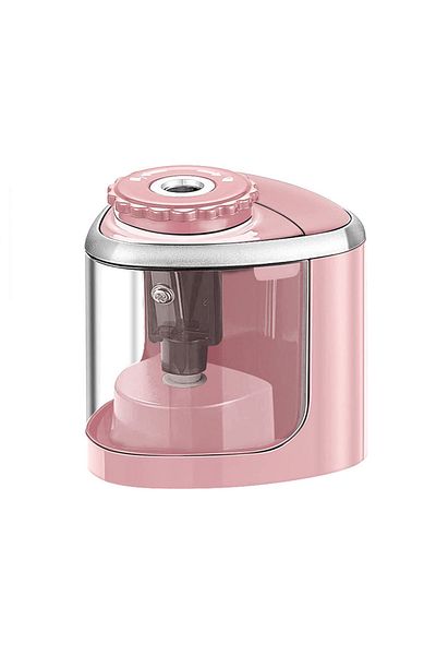 Choice pink Tenwin Electric Auto Pencil Sharpener Safe Student Helical Steel Blade Sharpener for Artists Ki
