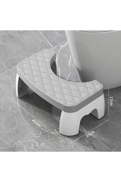 Choice Grey 1 Pcs Toilet Squat Stool Removable Non-slip Toilet Seat Stool Portable Squat Stool Home Multifu