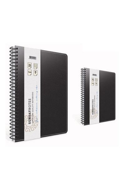 Gıpta Sunday A4 140 Yp Striped Spr. Leather Cover Notebook 5044