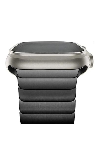 Choice 42mm 44mm 45mm 49mm black Luxury Stainless Steel Strap For Apple Watch Series 10 9 46mm 45mm 41mm 42