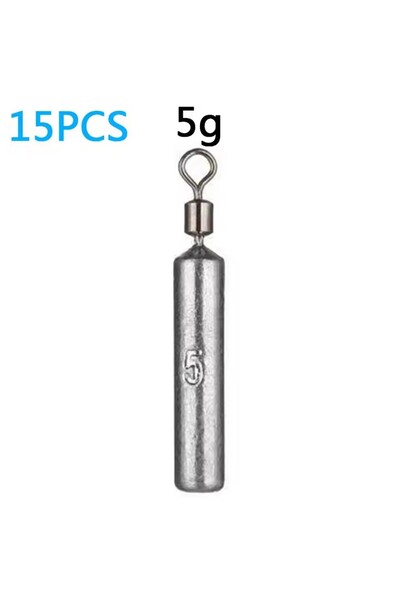 Choice 5 جرام 15 قطعة من أوزان الصيد 15 قطعة/الوحدة قالب ثقالة 3.5 جرام 5 جرا...
