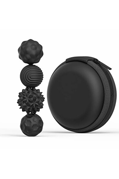 Choice 4 قطع من كرات السيليكون المغناطيسية السوداء، لعبة فيدجيت، كرات القلق، ...